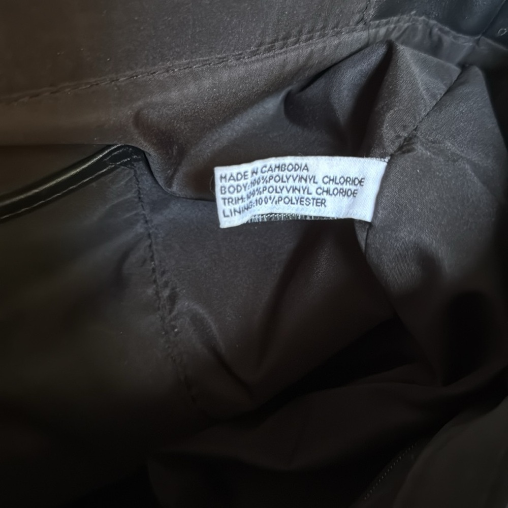 Nine West Charcoal Patterned Tote. 2 Outside Pockets & Inside Zipper & Slots! - Picture 13 of 13